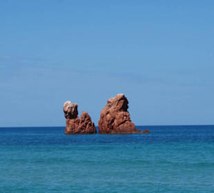 Tolle Felsen im Wasser