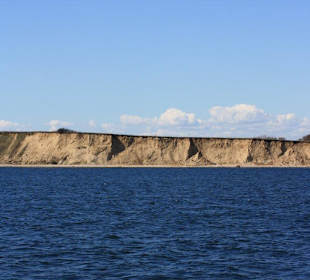 Blick vom Schiff auf Dänemark