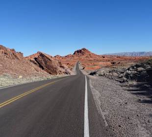 Im Valley of Fire unterwegs
