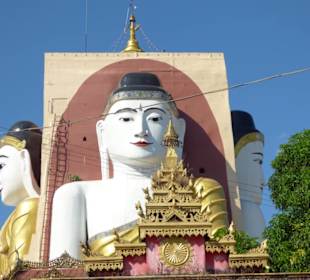 Kurzer STopp an den vier Buddhas