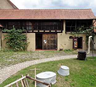 Im Hof des Bauernmuseums