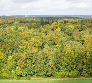 Blick vom Bergfried der Burg Zwernitz