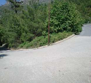 Beginn der neuen Strasse