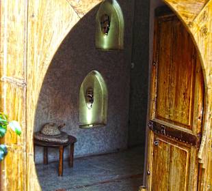 Irgend eine Eingangstür in der Medina von Marrakesch