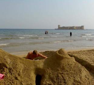 Mädchenburg im Wasser
