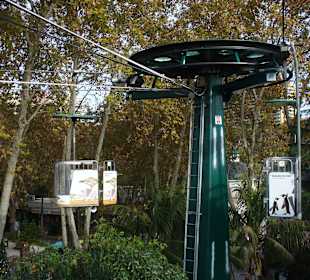 Seilbahn über dem Zoo