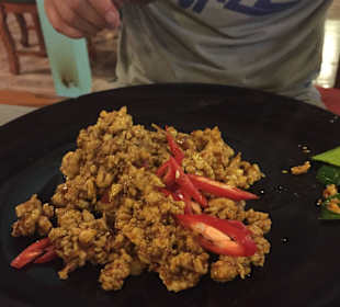 Dry Curry with chicken "Spicy"