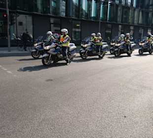 Polizei Eskorte