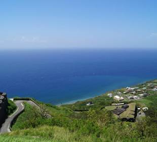 Blick aufs Karibische Meer