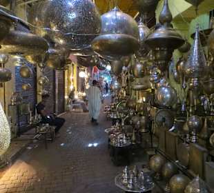 Unterwegs in der Altstadt von Marrakesch