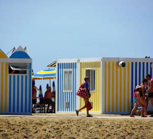 Strand in Bibione Juni 2012