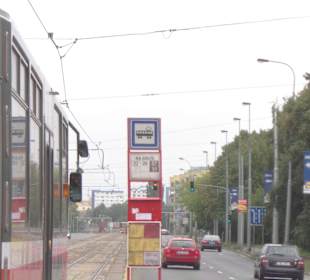 Na Grosi da fährt die Tram 22 und 26
