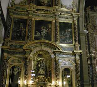 Innenansicht von der Kirche vor Ort