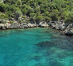 Türkisfarbenes klares Wasser