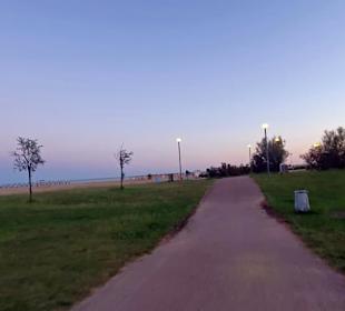 Lido dei Pini am Abend hin