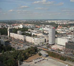 Widok z Pałacu Kultury