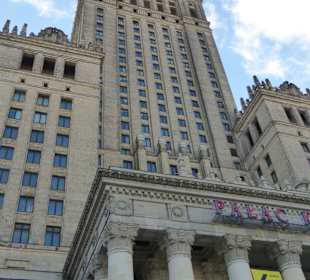 Der Kulturpalast - mit dem Aufzug in den 30.Stock