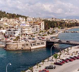 Die alte kleiner Brücke von Chalkis