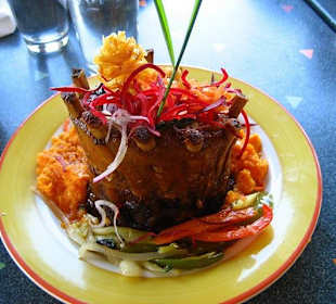 Crown rack of glazed Ribs