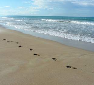 Deine Spuren im Sand