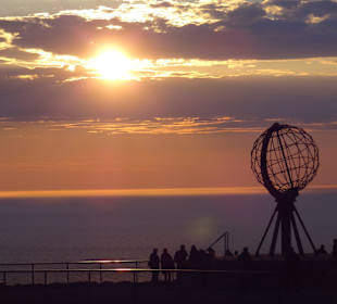 Nordkap, um 24:00 Uhr am 01.06.2013