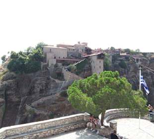 Blick auf das Kloster Metamorphosis