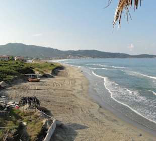 Blick über den langen Srand