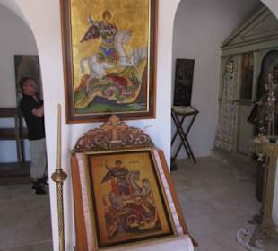 Kapelle innen auf Spinalonga