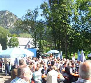 Hier einer von vielen Festplätzen in Bad Hindelang