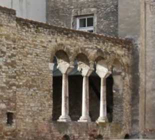 Ruine der Stiftskirche Obermünster