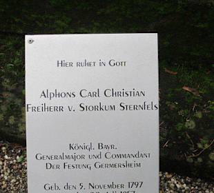 Friedhof Germersheim Freiher von Sternfels