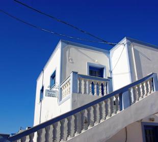 Santorin selbst im Bild Landschaft, Stadt