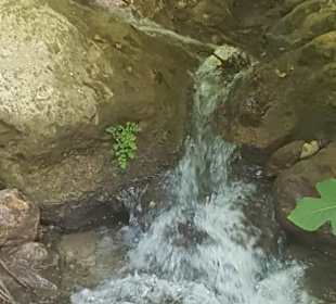 Kleiner Wasserfall bei der Myli Schlucht 