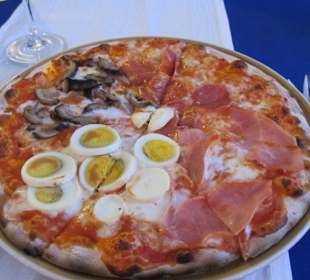 4 Jahreszeiten Pizza