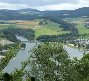 Blick auf den Diemelsee