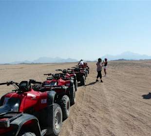 Quad dans le desert durée 1/2 journée