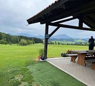 Rasthätte bei Loch 9