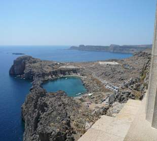 Auf der Akropolis auf Rhodos