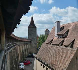 Auf der Mauer zwischen Rödertor und Galgentor