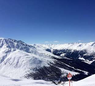 Panoramaaussicht vom Skigebiet