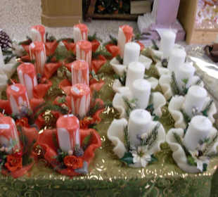 Schöne Kerzenkomposition