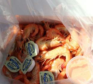 Frische Prawns bei Exmouth