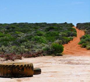 Salzpfanne und Sandpiste