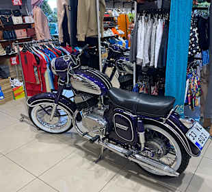 Motorrad des Inhabers 