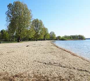 Badestrand am Altwarmbüchener See