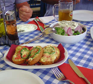 Leckeres Manolis Knoblauchbrot