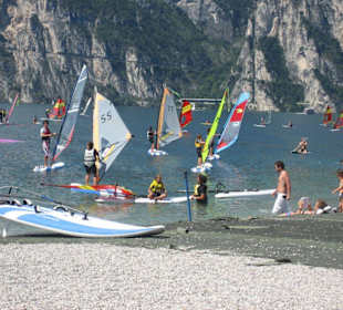 Windsurfen am Gardasee (Torbole)