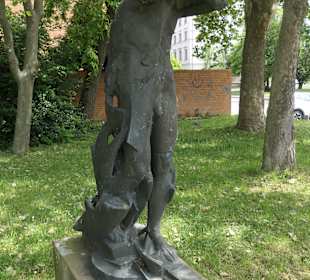 Magdeburg: Denkmal Dresden 13. Februar 1945