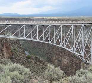 Rio Grande Gorge westlich von Taos