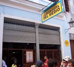 Weltbekannte "La Bodeguita del Medio"